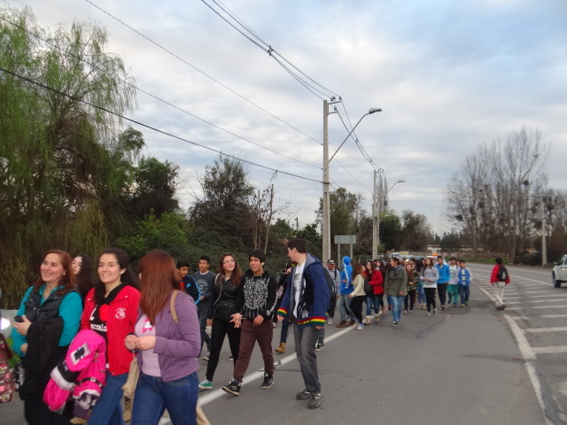 CAMINATA JUVENIL DE LA CRUZ 2014: 30 de Agosto.-