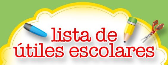 LISTA DE ÚTILES 2018