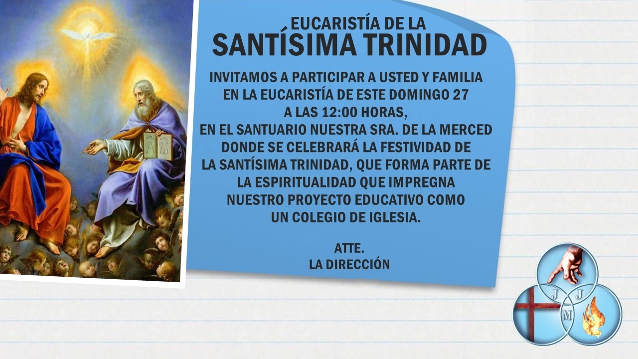 EUCARISTÍA DE LA SANTÍSIMA TRINIDAD