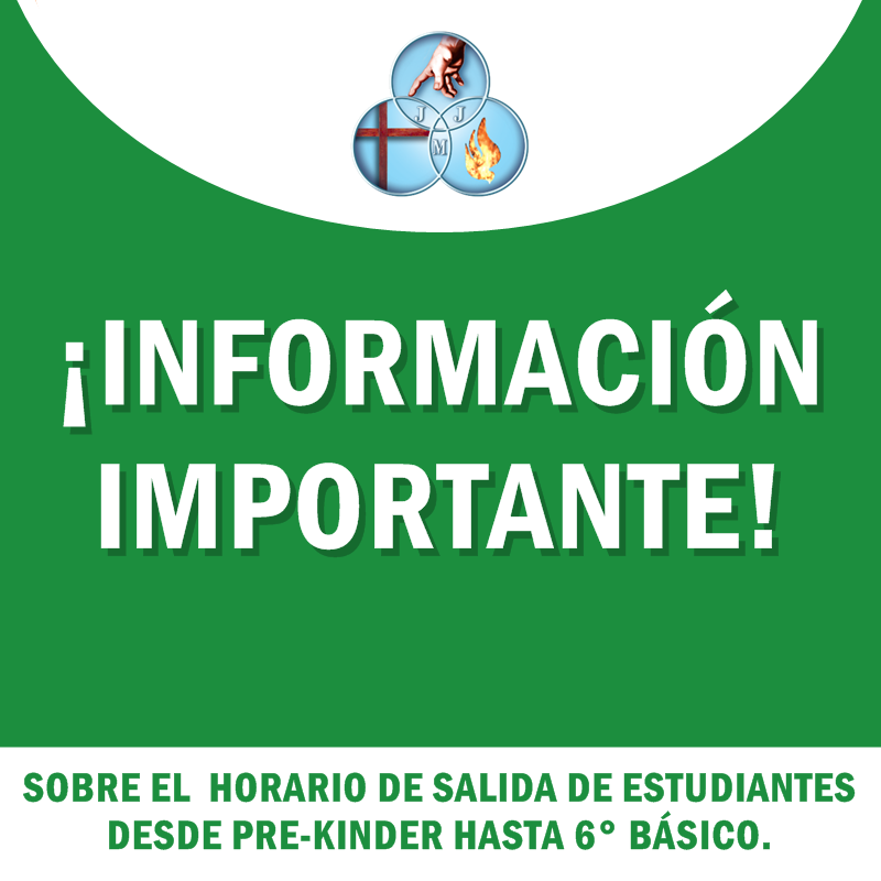 SALIDA DE ESTUDIANTES DE PRE-KINDER A 6° BÁSICO – 9 DE JULIO DE 2018