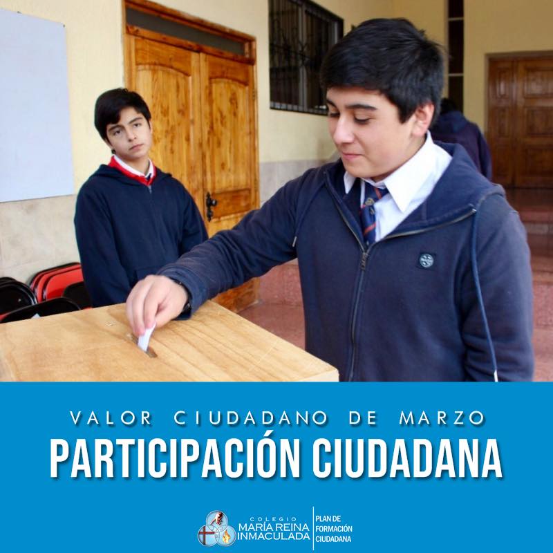 VALOR CIUDADANO DE MARZO: PARTICIPACIÓN CIUDADANA