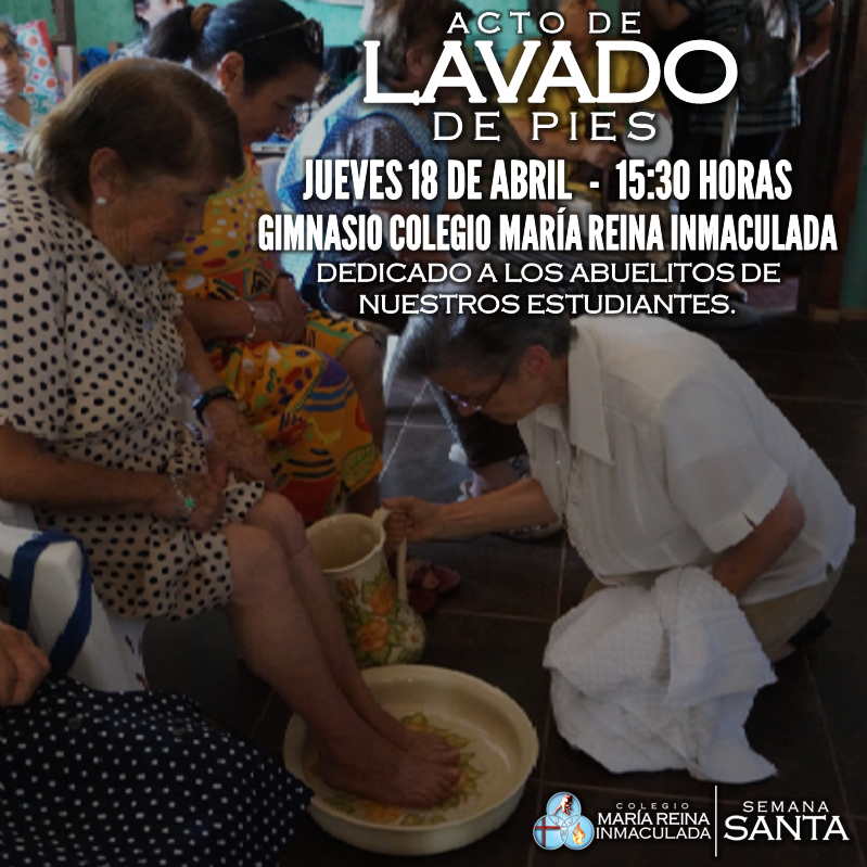 CELEBRACIÓN DE JUEVES SANTO – 16 DE ABRIL DE 2019