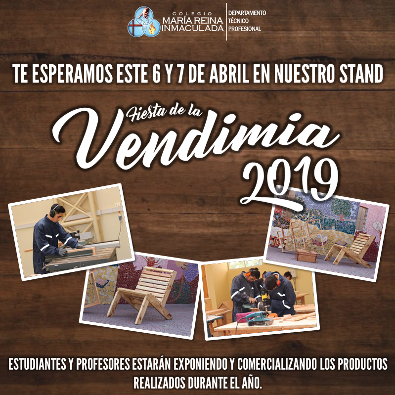 VISITA NUESTRO STAND EN LA FIESTA DE LA VENDIMIA 2019