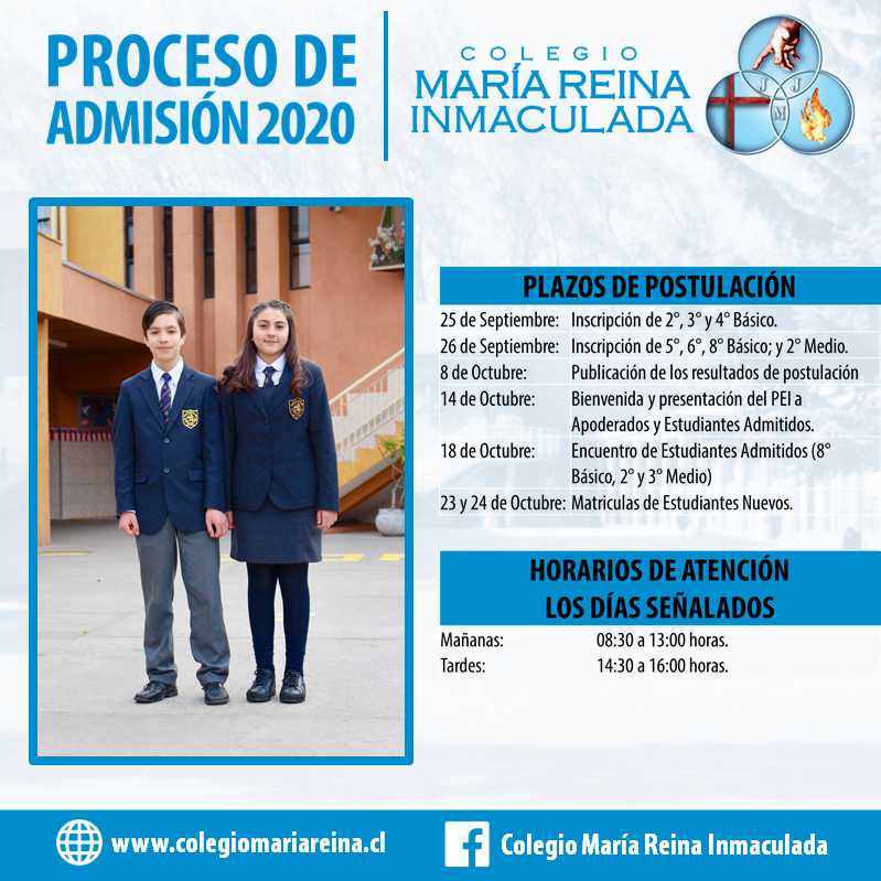 PROCESO DE ADMISIÓN 2020