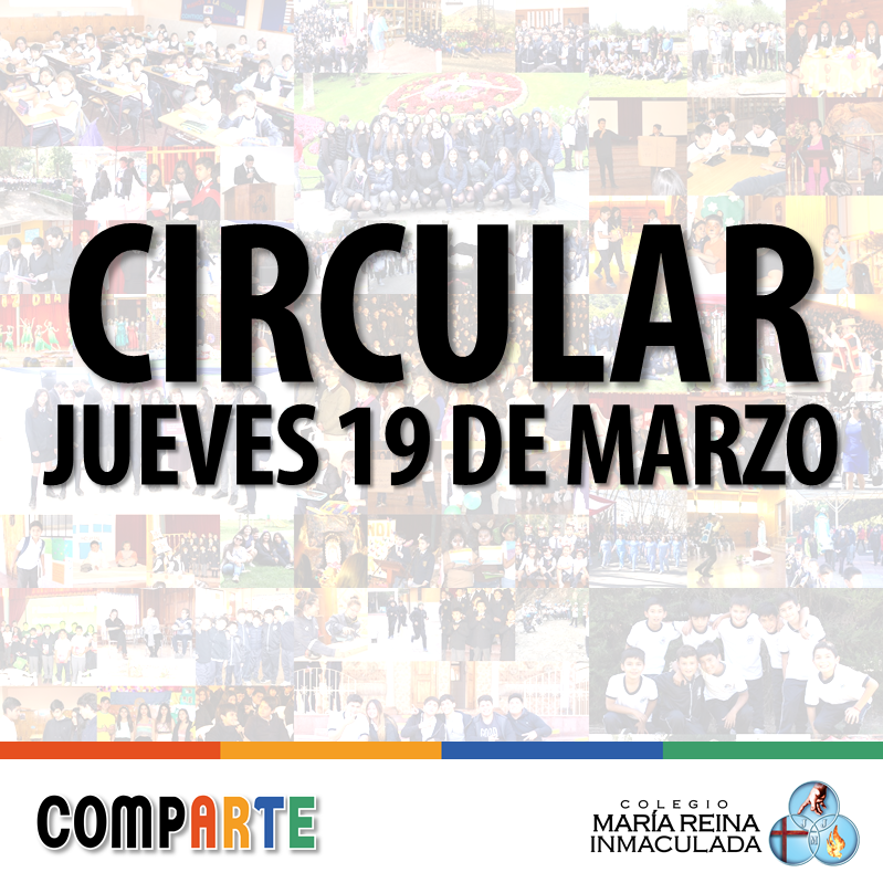 CIRCULAR JUEVES 19 DE MARZO