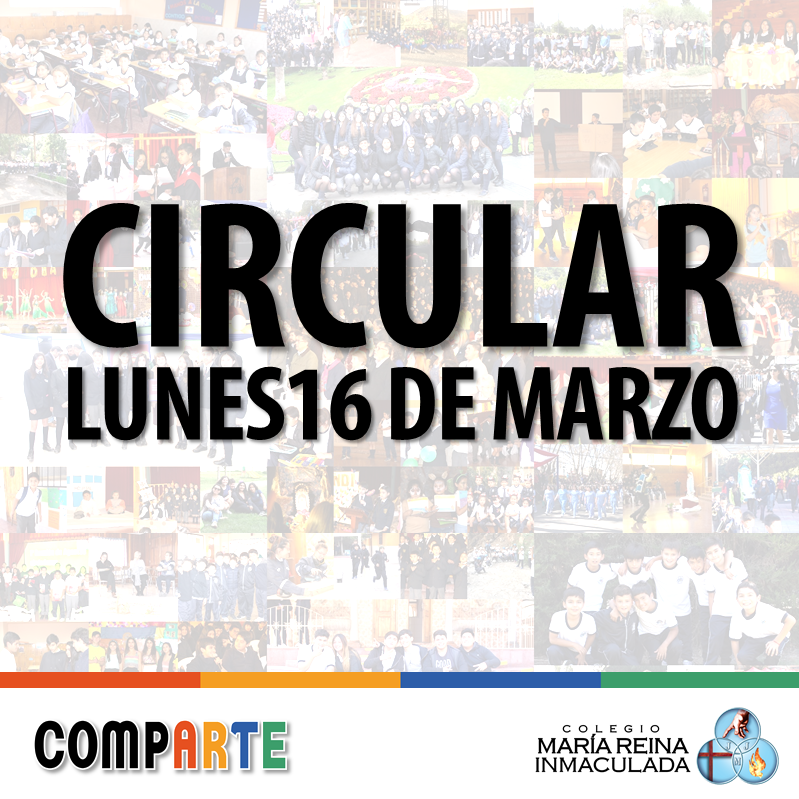 CIRCULAR LUNES 16 DE MARZO