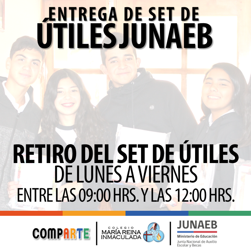 RETIRO DE SET DE ÚTILES JUNAEB