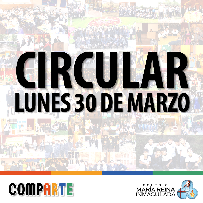 CIRCULAR LUNES 30 DE MARZO