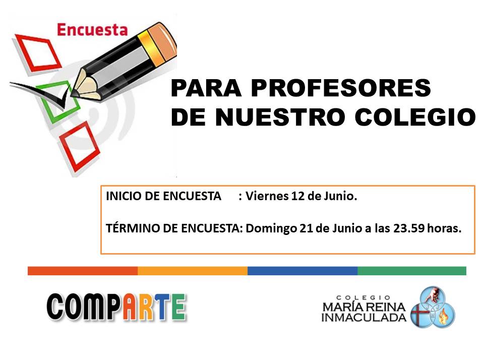 ENCUESTAS PARA PROFESORES DE NUESTRO COLEGIO