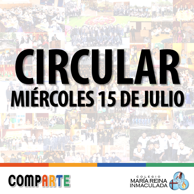 CIRCULAR MIÉRCOLES 15 DE JULIO