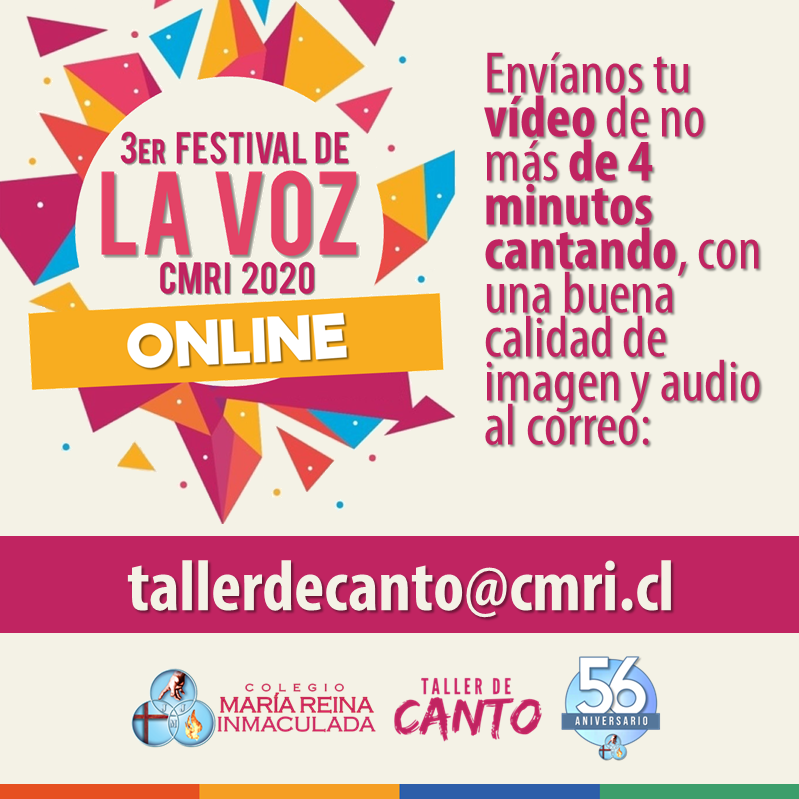 FESTIVAL DE LA VOZ CMRI 2020 ONLINE
