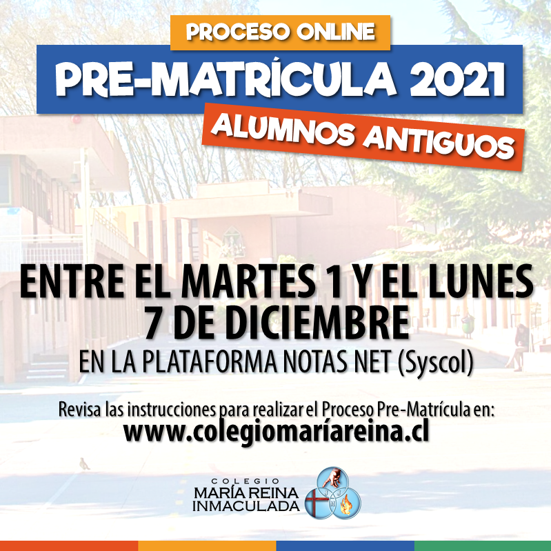 INSTRUCCIONES PARA LA PRE-MATRÍCULA