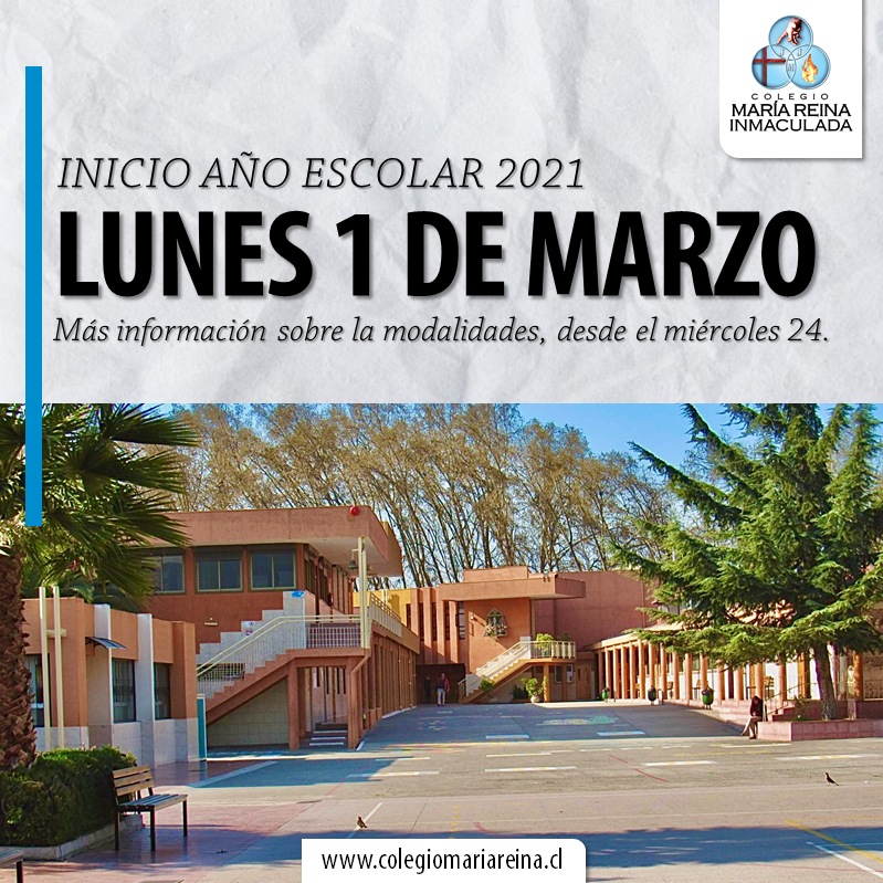 INICIO DEL AÑO ESCOLAR