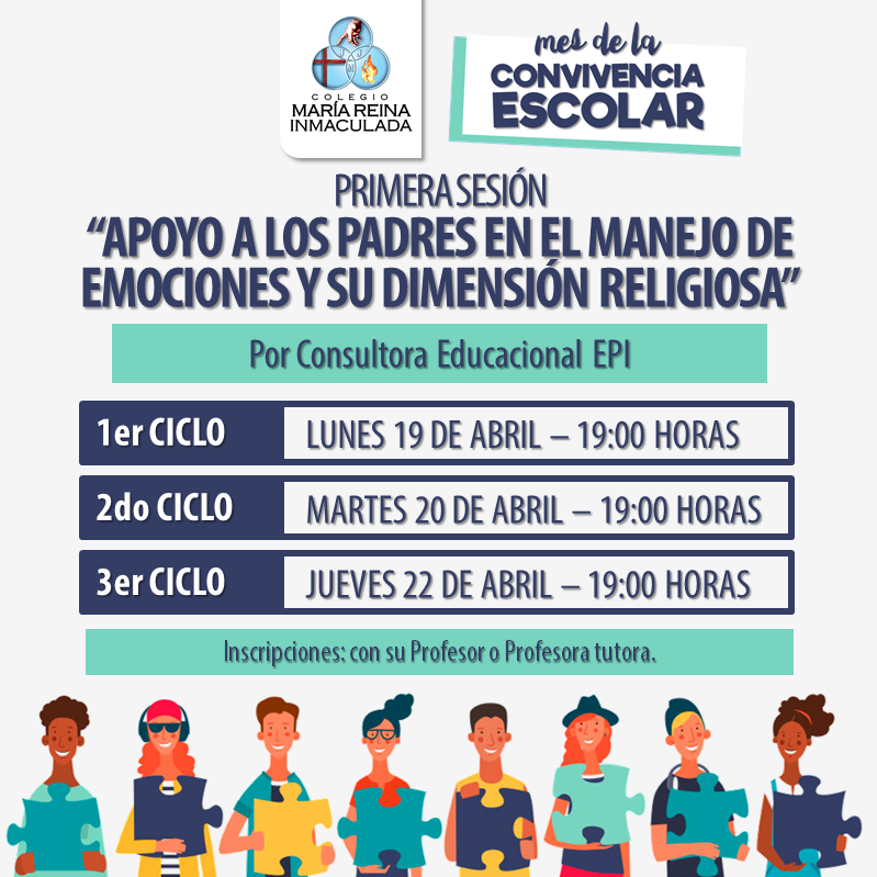 PRIMERAS SESIONES CHARLAS SOBRE EL MANEJO DE EMOCIONES