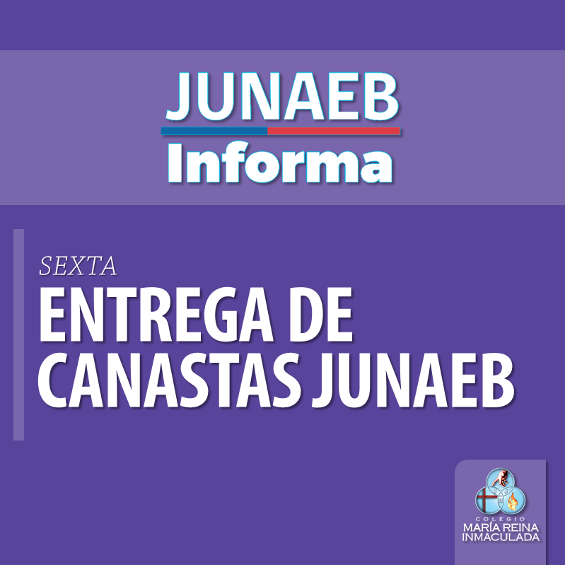 6ta ENTREGA DE CANASTAS DE ALIMENTOS JUNAEB