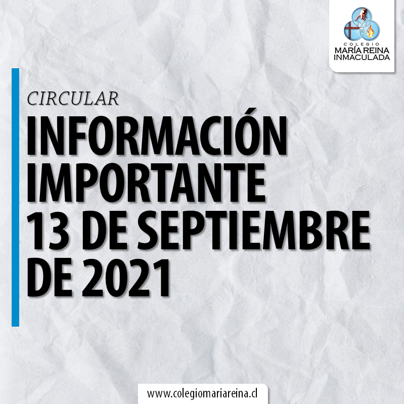 CIRCULAR 13 DE SEPTIEMBRE