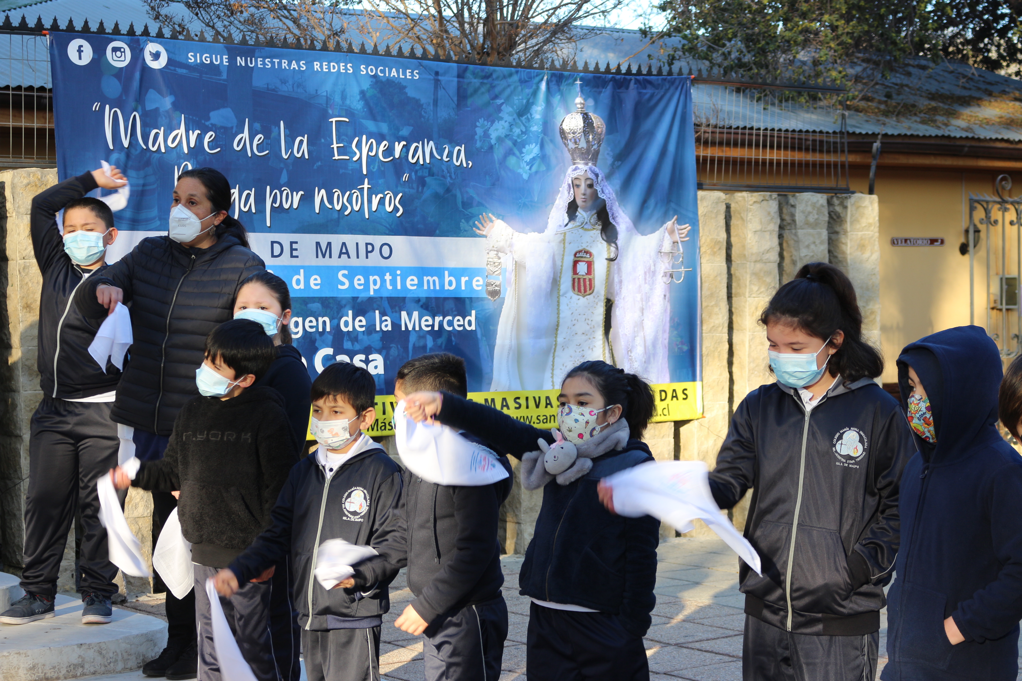 SALIDA VIRGEN DE LA MERCED DESDE EL SANTUARIO