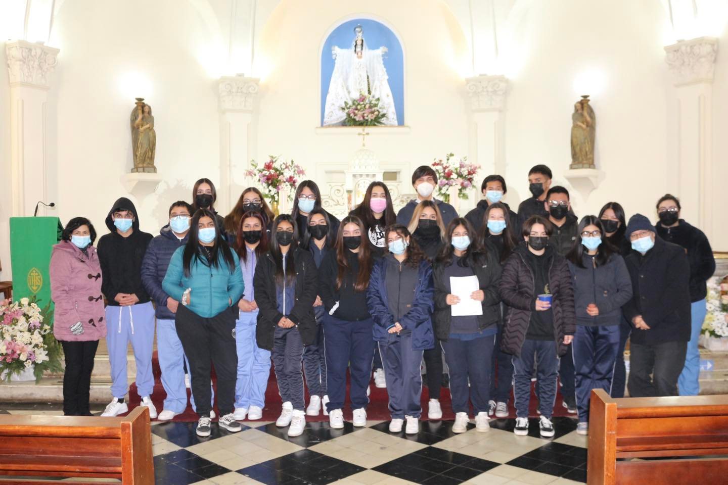 LITURGIA DE LA PALABRA JUNTO AL 3ro MEDIO ENFERMERÍA