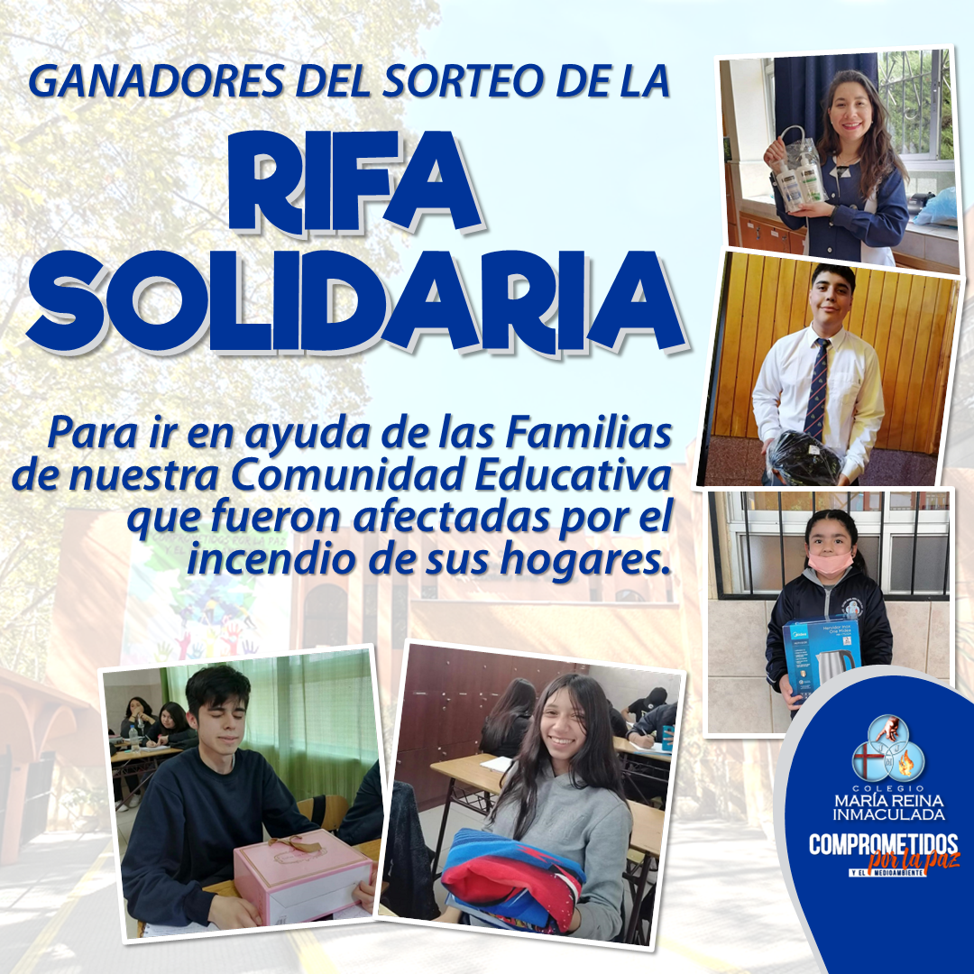 GANADORES SORTE DE LA RIFA SOLIDARIA