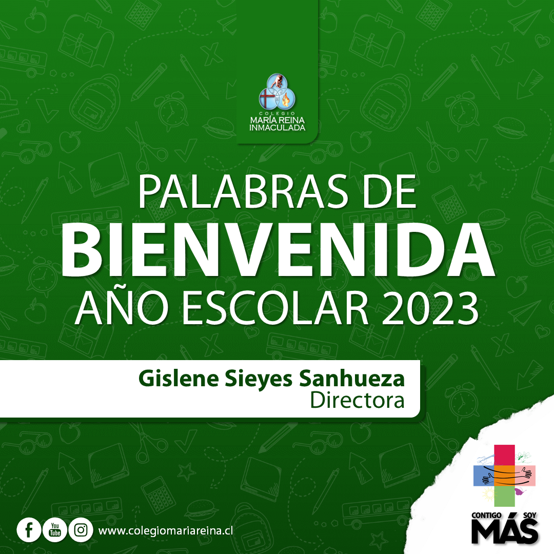 PALABRAS DE NUESTRA DIRECTORA: BIENVENIDA 2023