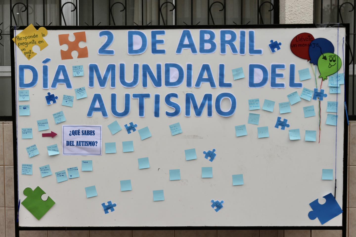 CONCIENCIACIÓN DEL DÍA MUNDIAL DEL AUTISMO