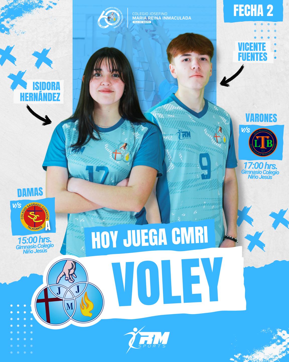 #Voley  HOY JUEGA CMRI